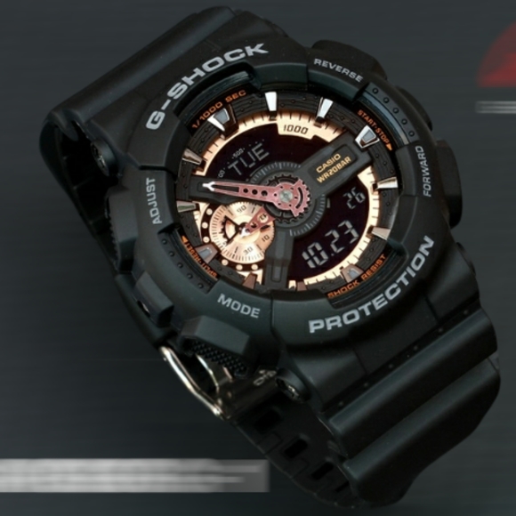 G-Shock Baby G Triple Black & Golden Rose - Picture 9 of 15